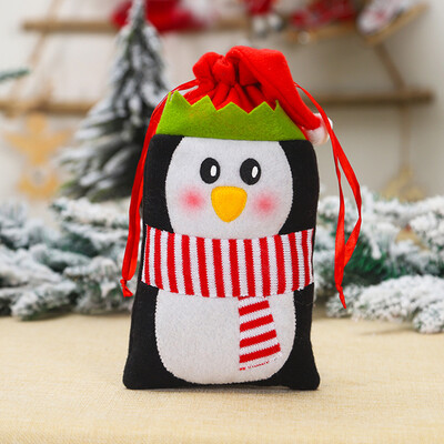 

Siaonvr 1PC Christmas Gift Storage Bag Drawstring Candy Toy Pouches Xmas Decoration