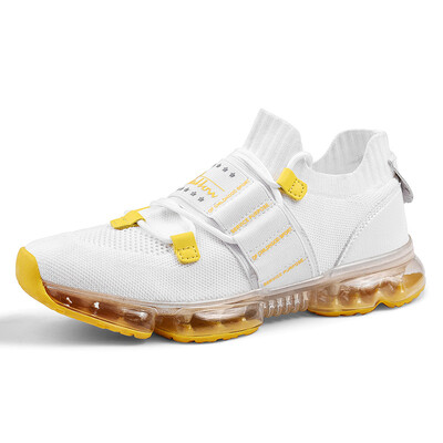 

Fashion full palm really air cushion flying woven shoes mens shoes tide shoes sports shoes
