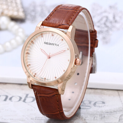 

REBIRTH Li Pofu high quality movement female watch fashion watch belt watch ladies watch