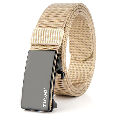 

120CM Military Tactical Nylon Belt Designer Jeans Belt Men Automatic Buckle High Quality New Belt for Men Design Luxury 2019