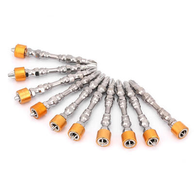 

Greensen 10pcs Anti-slip Electric Screw Driver 65mm Magnetic Double Screwdriver Bit Set