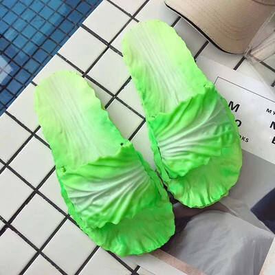 

Rose Summer Ladies Slippers Cabbage Slides Home Indoor Non-Slip Beach Slippers