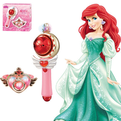 

Disney Fairy Stick Magic Wand Toy Girl Child Bracelet Princess Light Scepter Set