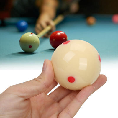 

Greensen 572cm Resin Billiard Training Ball Red Dot-Spot Practice Pool Balls for Adults Kids