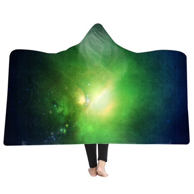 

Toponeto Cartoon 3D Plush Hooded Warm Blanket Dressing Blankets Hooded Blanket