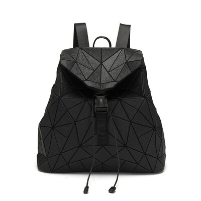 

Fashion hipsters Creative folding backpacks Silk plaid backpacks