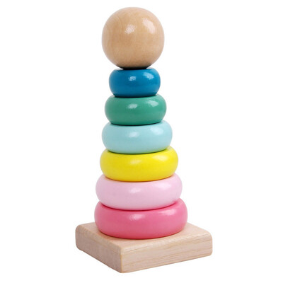 

Gobestart Early Education Toys Children Intellectual Development Puzzle Wooden Blocks