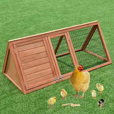 

Ktaxon New Wooden Rabbit Hutch Chicken Coop House Pet Cage 5039 x 2362 x 2008"