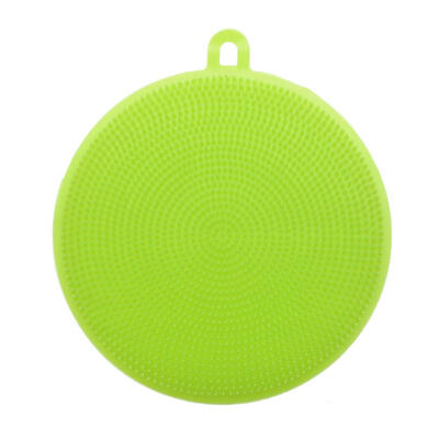 

Silicone Dish Washing Brush Pot Pan Bowl Scrubber Kitchen Cleaning Tools