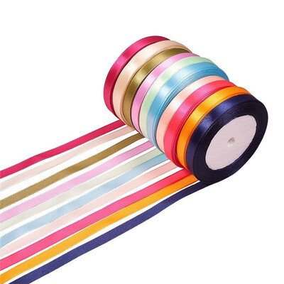 

PH PANDAHALL 10 Rolls Satin Ribbon Fabric Ribbon For Gift Bows Crafts Gifts Jewelry Making