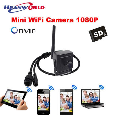 

Mini Wireless IP Camera 1080P HD Outdoor Surveillance W1PC Antenna 1PC Power AdapterUS Plug
