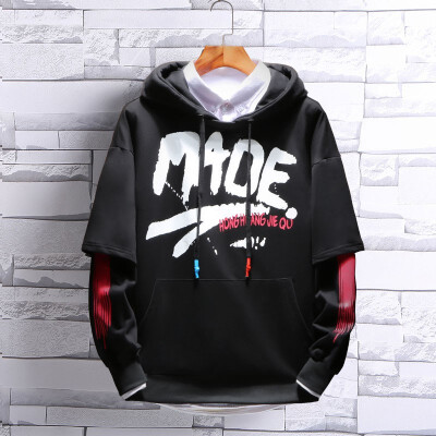 

FAN PAO casual sweatshirt hoodie Loose tops with hat sportwear SWEATS jumpers men tops clothes