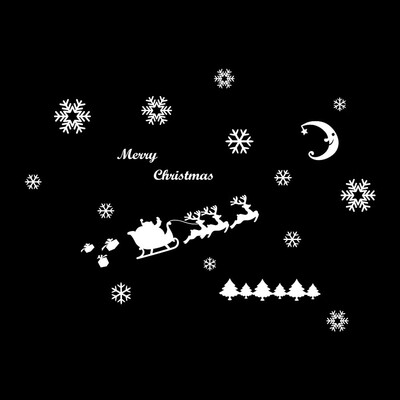 

Tailored Wall Window Stickers Angel Snowflake Christmas Xmas Vinyl Art Decoration Decals