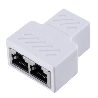 

RJ45 Splitter Adapter 1 to 2 Dual LAN Ethernet Socket For PCB Board Welding