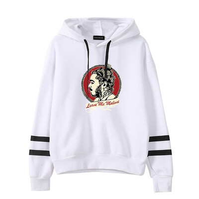 

Herqw61 Unisex Rapper Post Malone Women Hoodie Celebration Splatter Striped Sleeve Pullover Sweatshirt