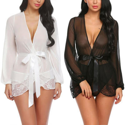 

Womens Ladies Sexy Lace Sleepwear Babydoll Lingerie Nightwear G-strings Pyjamas