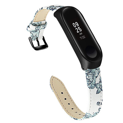 

ECSEM Leather Band for Xiaomi Mi Band 3 Mi 4 Bracelet Slim Sport Bands Strap for Xiaomi Mi Band 3 Accessories