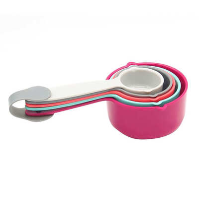 

5pcsset Foldable Measuring Spoon Set Colorful Baking Measure Scoop Kitchen Flour Sugar Measuring Cup
