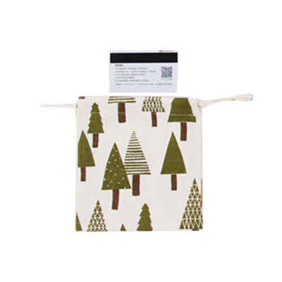

Christmas Tree Gift Candy Tea Drawstring Pouch Storage Bags Organizer Buggy Bag Pocket Holder Container Hop-Pocket