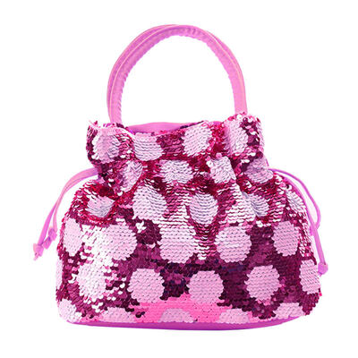 

Fashion Women Sequins Dot Casual Shoulder Bag Handbag Shopping Pouch with Handle