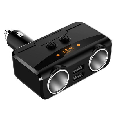 

Car Charger Dual Cigarette Lighter Fast Charging Charger Dual USB 12V 24V Mobile Phone Charger