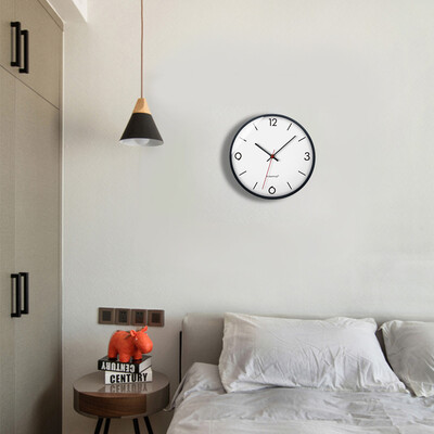 

Gobestart European Minimalist Creative Wall Clock Living Room Decorated With Metal Clock