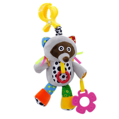

Tailored Baby Infant Rattles Plush With Teether Cute Animal Hanging Bell Play Toys Doll