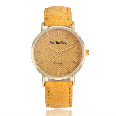 

European&American trend casual ladies belt watch simple engraved