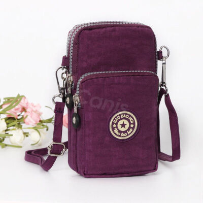 

2019 New Style Fashion Hot Cross-body Mobile Phone Shoulder Bag Pouch Case Belt Handbag Purse Zipper Solid New