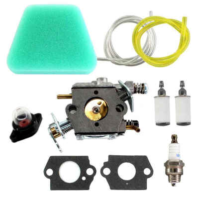 

Carburetor Primer Bulbs Air Wool Filter Kit for Poulan Chainsaw 1950 2050 2150 2375 Walbro WT 891 545081885