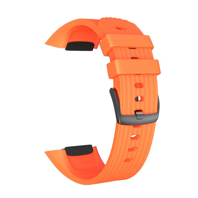 

New Striped Silicone Replacement Wristband Sports Silicone Strap for Samsung Fit4 Pro