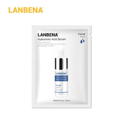 

LANBENA Facial Mask Hyaluronic Acid Serum Moisturizing Anti-Wrinkle Skin Repairing Face Mask