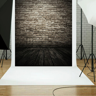 

Siaonvr Vinyl Wood Wall Floor Photography Studio Prop Backdrop Background 3x5FT A