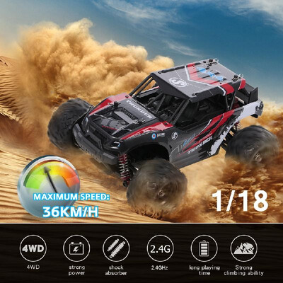 

HS18312 118 4WD 36KMH High Speed RC Car 24Ghz Off Road RC Truck Cross-country Car for Adults&Kids