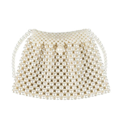 

Elegant Pearls Shoulder Handbags Women Casual Crossbody Beads Messenger Bag