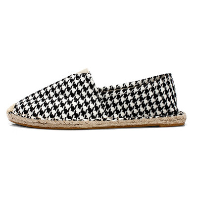 

Summer breathable canvas shoes mens shoes straw shoes men&women linen shoes a pedal lazy shoes straw fisherman shoes