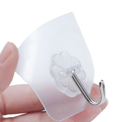 

2pcs Removable Bathroom Kitchen Wall Strong Suction Cup Hook Hangers Vacuum Sucker