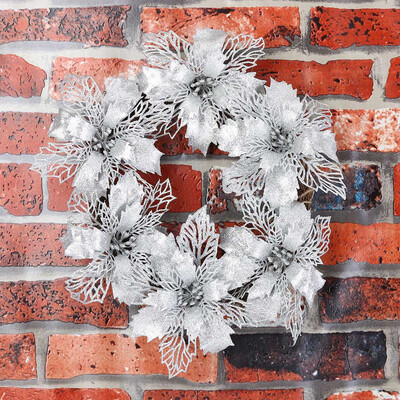 

〖Follure〗Christmas Party Leaf Door Wall Decoration Window Ornament Garland Wreath