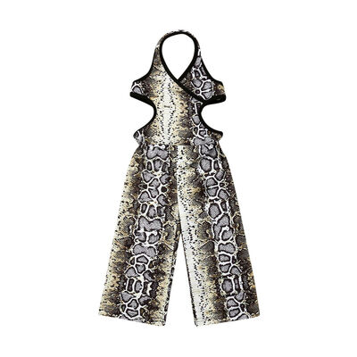 

Toddler Kids Baby Girl Snake Ruffle Romper Jumpsuit Bodysuit Outfits Clothes Set