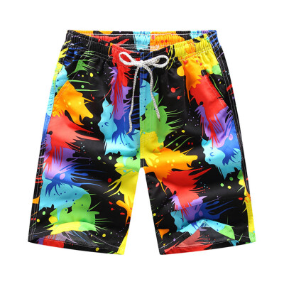 

Saidsome Fast-drying Mens Color Shorts Swimming Beach Shorts Flower Surfboard Shorts Swi diving suit diving water diving mask