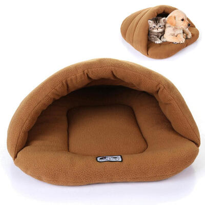 

Pet Cat Dog Puppy Nest Bed Soft Warm Cave House Sleeping Bag Mat Pad ML