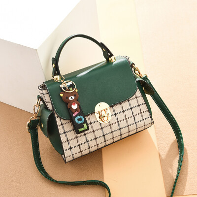 

Bag womens fashion port style small square bag Korean style hand-held ins tide single-shoulder bag