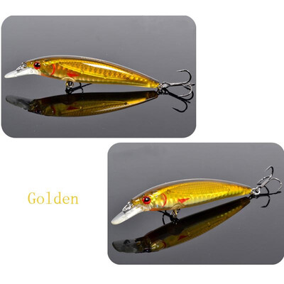 

Trulinoya DW11 95mm 9g 1m Mini Crank Fishing Lure Hard Bait with Hooks Black