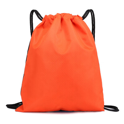 

Bunch pocket drawstring backpack waterproof portable folding outdoor travel sports fitness bag for men&women