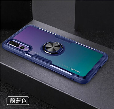 

Back Cover For Huawei P20 Plus Case Car Holder Stand PC TPU Ring Suction Scratchproof Bracket Made in Germany