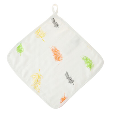 

Baby Towel Washcloth 100 Organic Bamboo Muslin Soft Absorbent Burp cloth For Newborn Infant Baby Feather