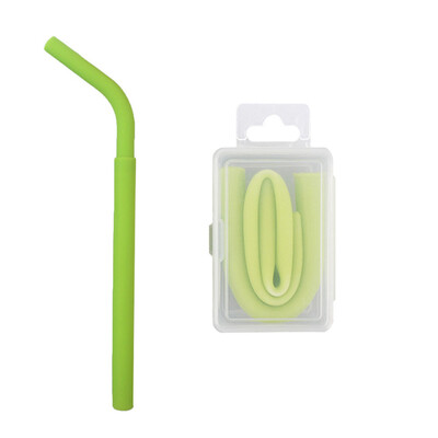 

Toponeto Portable Reusable Washable Food Grade Silicone Drinking Bent Straws With Box