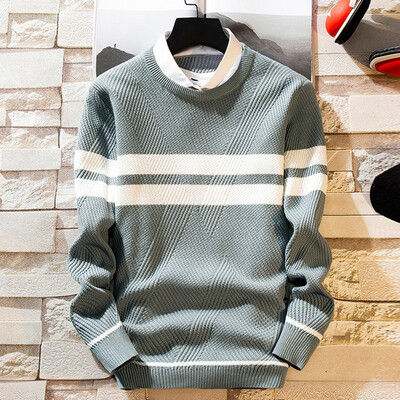 

Toponeto Mens New Autumn Winter Casual Long Sleeve Knitting Sweaters Tops Blouse