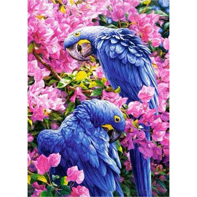 

5D DIY Diamond Painting Parrots Cross Stitch Embroidery Rhinestones Mosaic