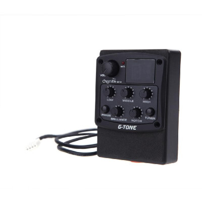 

Cherub G-Tone 3-Band EQ Equalizer Acoustic Guitar Preamp Piezo Pickup LCD Tuner
